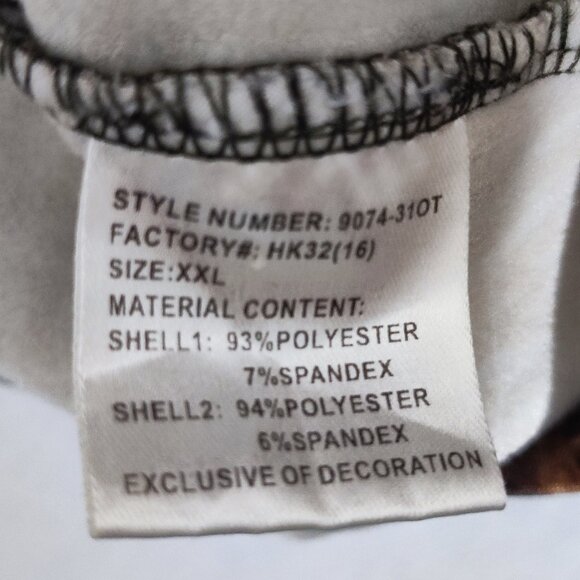 Huntworth sweater men's size 2XL green and tarnen 1/4 zip up neck Hunter wear - Picture 6 of 10